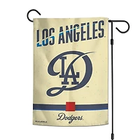WinCraft Los Angeles Dodgers 2024 City Connect Drapeau de jardin double face 12" x 18"