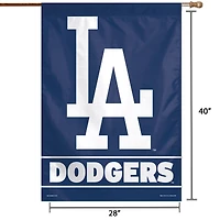 WinCraft Los Angeles Dodgers 71,1 x 101,6 cm Wordmark Maison Drapeau