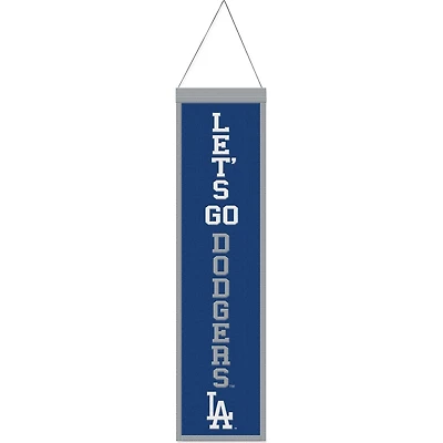 WinCraft Los Angeles Dodgers 8" x 32" Slogan Wool Banner