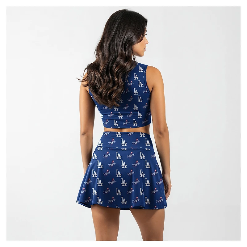 Women's Concepts Sport  Royal Los Angeles Dodgers Knit Tank Top & Skort Set