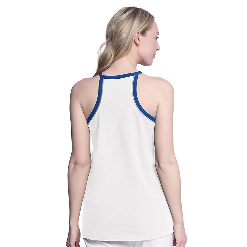 Débardeur Curveball blanc G-III 4Her par Carl Banks pour femme des Dodgers de Los Angeles