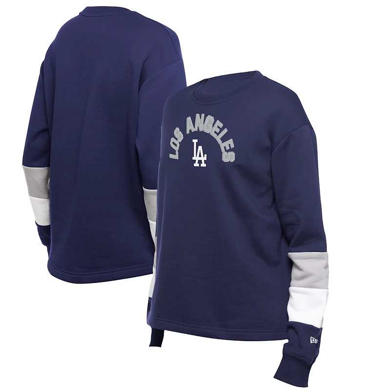 Sweat-shirt à enfiler Game Day Color bleu des Los Angeles Dodgers de New Era pour femme
