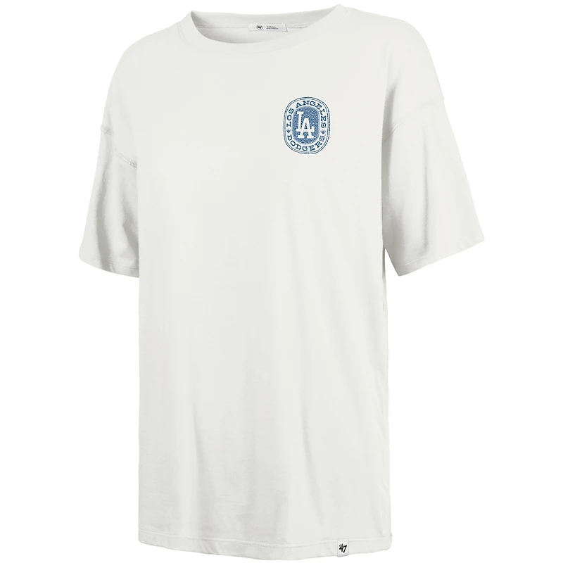 T-shirt Sadie Back Canyon des Dodgers de Los Angeles '47 Natural pour femme