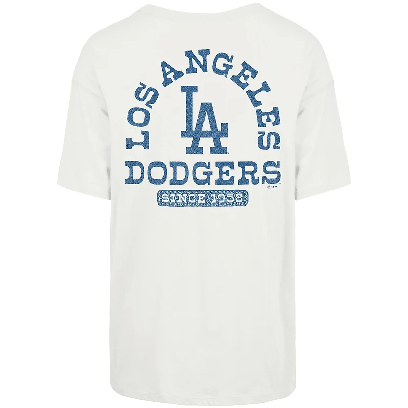 T-shirt Sadie Back Canyon des Dodgers de Los Angeles '47 Natural pour femme