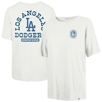 Women's '47 Natural Los Angeles Dodgers Back Canyon Sadie T-Shirt