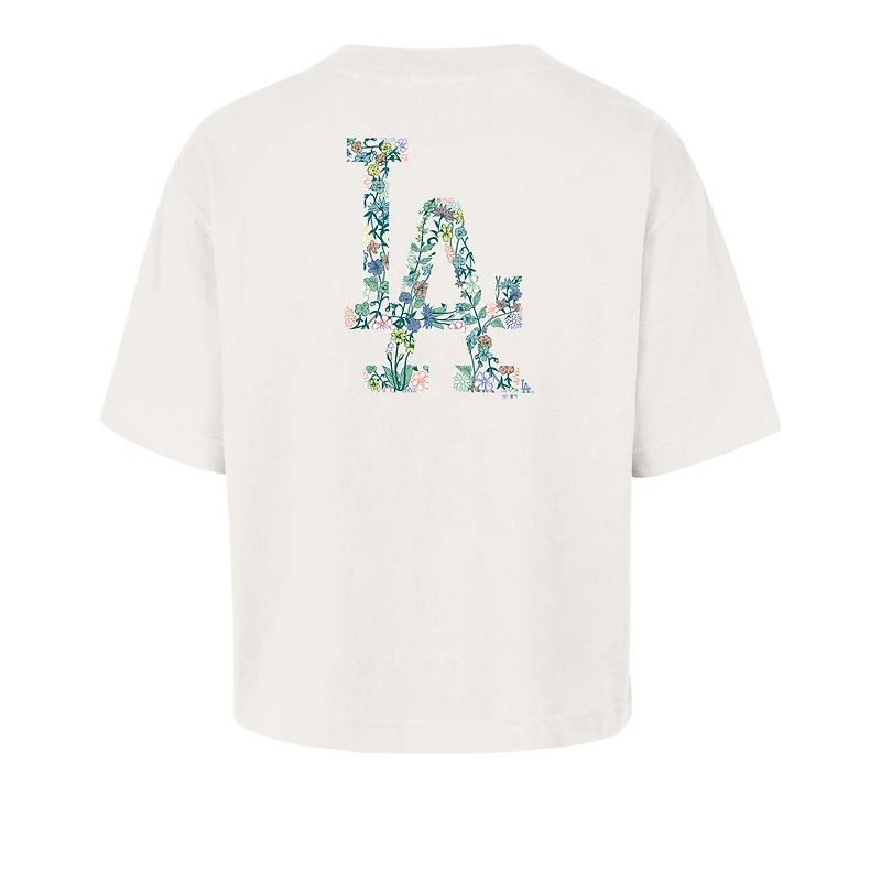 T-shirt court « 47 Natural » pour femme des Dodgers de Los Angeles, motif Full Bloom