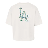 T-shirt court « 47 Natural » pour femme des Dodgers de Los Angeles, motif Full Bloom
