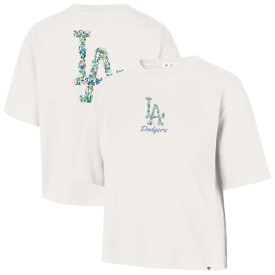 T-shirt court « 47 Natural » pour femme des Dodgers de Los Angeles, motif Full Bloom