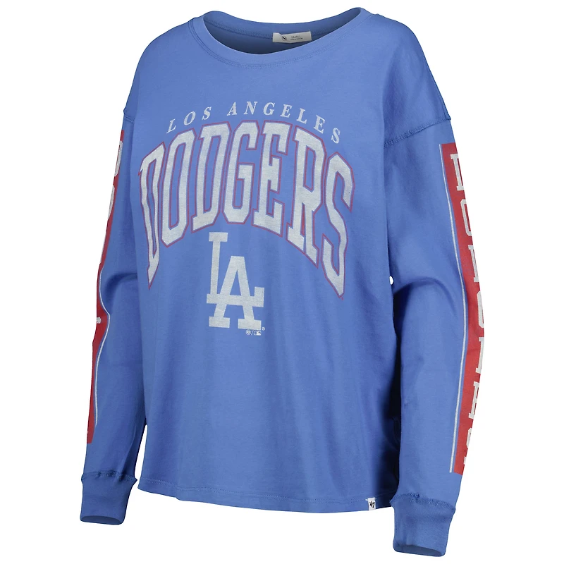 Women's '47 Royal Los Angeles Dodgers Statement Long Sleeve T-Shirt
