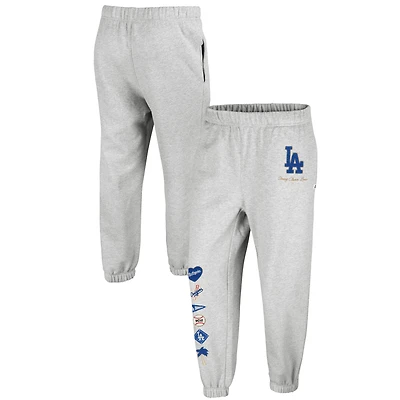 Women's '47 x Stoney Clover Lane Heather Gray Los Angeles Dodgers Venice Jogger Pants