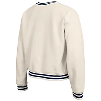 Sweat-shirt Champion crème pour femme, Los Angeles Dodgers Reverse Weave