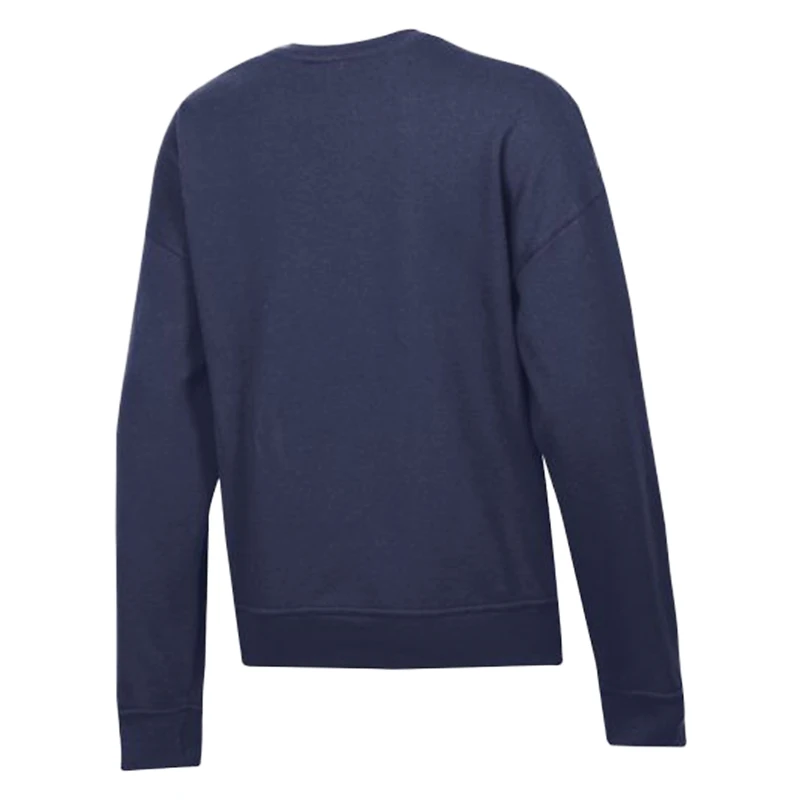 Sweat-shirt à col rond en polaire Champion bleu marine Los Angeles Dodgers Americana pour femme