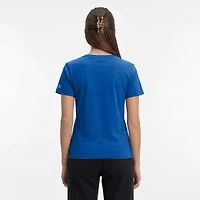 Women's Champion Royal Los Angeles Dodgers Core V-Neck T-Shirt