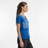 Women's Champion Royal Los Angeles Dodgers Core V-Neck T-Shirt