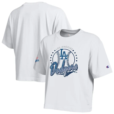 T-shirt blanc Champion Los Angeles Dodgers All-Star pour femmes