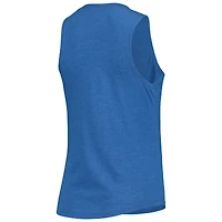 Concepts Sport Gris/Royal Los Angeles Dodgers Meter Muscle Débardeur et pantalon Ensemble de nuit