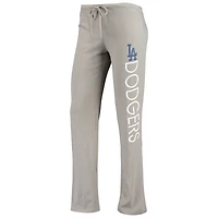 Concepts Sport Gris/Royal Los Angeles Dodgers Meter Muscle Débardeur et pantalon Ensemble de nuit