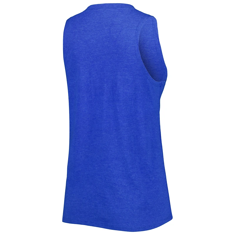 Women's Concepts Sport Gray/Royal Los Angeles Dodgers Wordmark Meter Muscle Tank Top & Pants Sleep Set