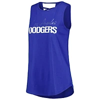 Débardeur tri-mélange DKNY Sport Royal Los Angeles Dodgers Claire Fashion pour femmes