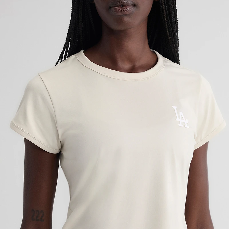 Women's Fanatics Gray Los Angeles Dodgers Clutch T-Shirt