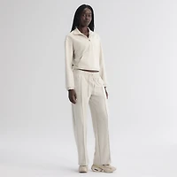 Pantalon à pinces tri-blend gris Los Angeles Dodgers pour femme de Fanatics