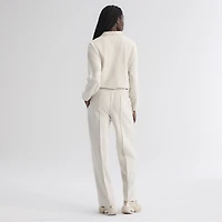 Pull à demi-zip oversize gris Los Angeles Dodgers de Fanatics pour femme