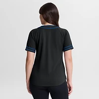 Women's Fanatics Royal Los Angeles Dodgers Diva Race Ahead Raglan V-Neck T-Shirt