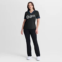 Women's Fanatics Royal Los Angeles Dodgers Diva Race Ahead Raglan V-Neck T-Shirt