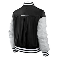 Women's Fanatics  Black Los Angeles Dodgers Elements Wave Full-Snap Jacket