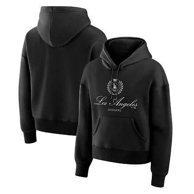 Sweat à capuche polaire noir Los Angeles Dodgers Legacy pour femme (Fanatics)