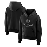 Sweat à capuche polaire noir Los Angeles Dodgers Legacy pour femme (Fanatics)