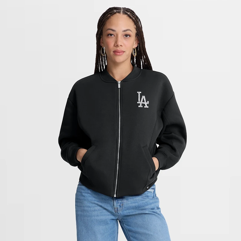 Veste zippée surdimensionnée Rage Against pour femmes, style Fanatics Royal Los Angeles Dodgers