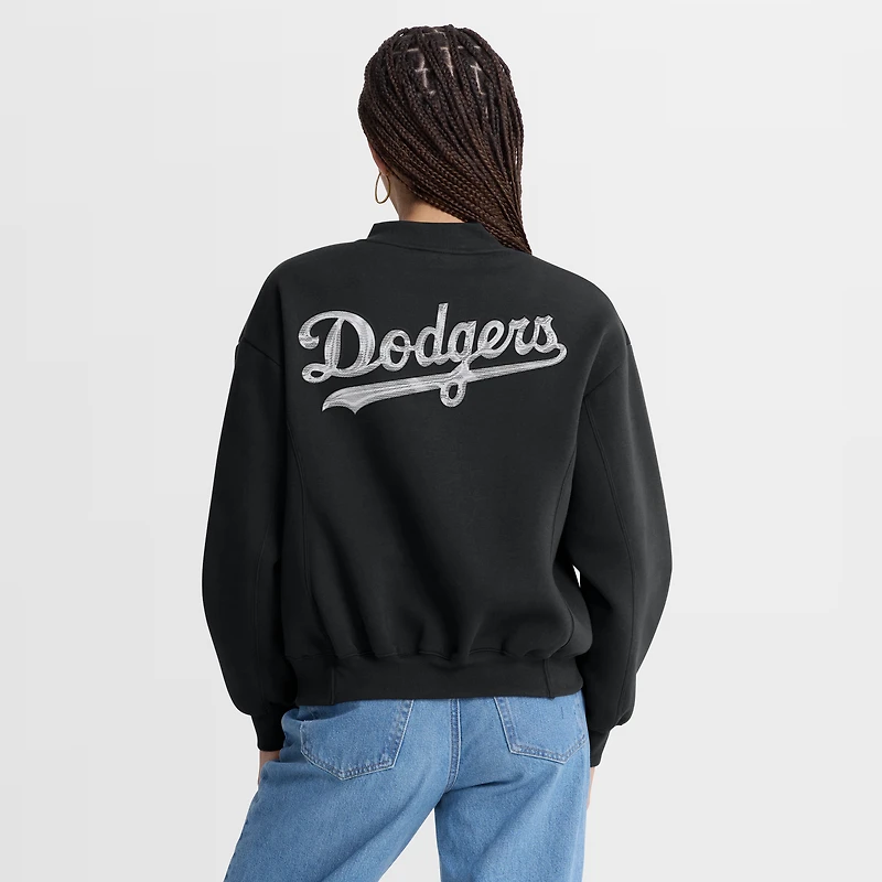Women's Fanatics Royal Los Angeles Dodgers Oversized Rage Against Full-Zip Jacket