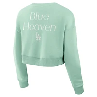 Sweat-shirt court Fanatics Mint Los Angeles Dodgers Studio pour femme