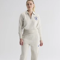 Pantalon de survêtement emblématique en éponge Fanatics pour femmes, couleur avoine chinée, Los Angeles Dodgers