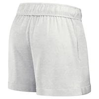 Women's Fanatics Oatmeal Los Angeles Dodgers Oversized Badge Lounge Shorts