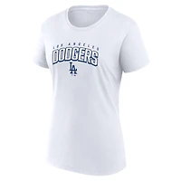 Women's Fanatics Royal/White Los Angeles Dodgers Two-Pack Wordmark T-Shirt Set