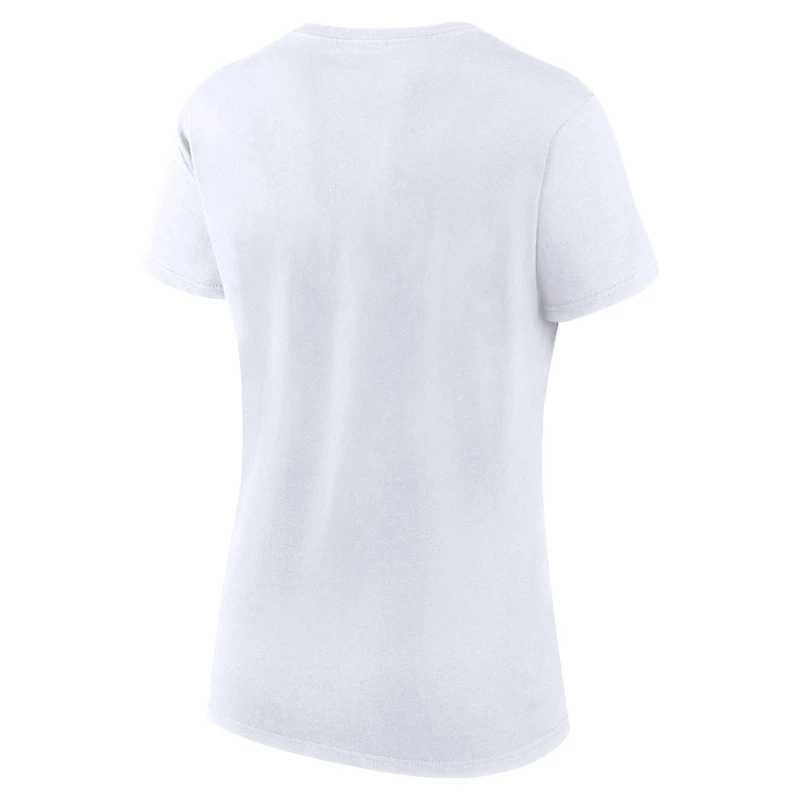 Ensemble de deux t-shirts avec le mot-symbole Fanatics Royal/Blanc des Los Angeles Dodgers pour femmes