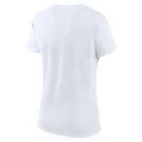 Ensemble de deux t-shirts avec le mot-symbole Fanatics Royal/Blanc des Los Angeles Dodgers pour femmes