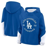 Women's Fanatics Royal Los Angeles Dodgers Oversized Time to Win Pullover Hoodie