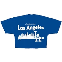 T-shirt court Fanatics Royal Los Angeles Dodgers Skyline pour femme