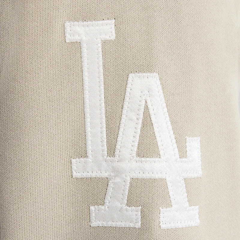 Women's Fanatics Sepia Tint Los Angeles Dodgers Iconic Terry Full-Zip Hoodie