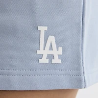 Women's Fanatics Sky Blue Los Angeles Dodgers Iconic Terry Track Shorts