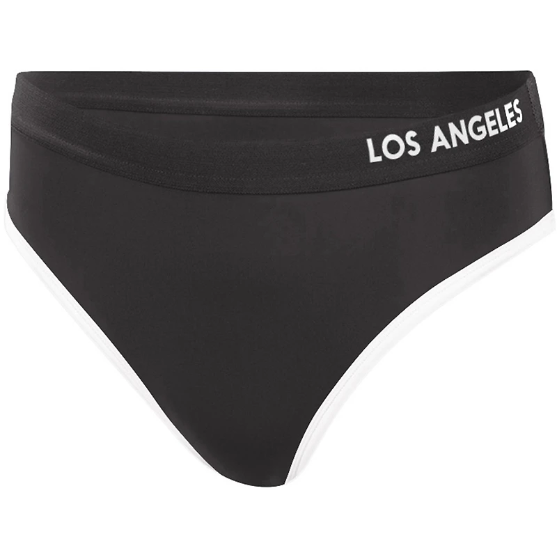 Bas de bikini noir Los Angeles Dodgers Southpaw G-III 4Her by Carl Banks pour femmes