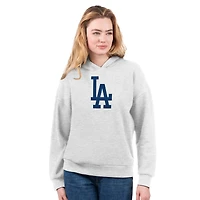 Women's G-III 4Her by Carl Banks  Royal/Bright Heather Ceramic Los Angeles Dodgers T-Shirt and Hoodie Combo Pack