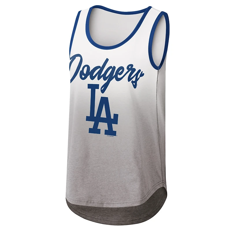 Débardeur G-III 4Her by Carl Banks blanc pour femme avec logo des Dodgers de Los Angeles