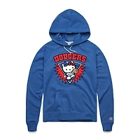 Sweat à capuche tri-blend Hommage Royal Hello Kitty x Los Angeles Dodgers pour femme