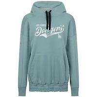 Women's Levelwear Blue Los Angeles Dodgers Waterfall Glide Pullover Hoodie