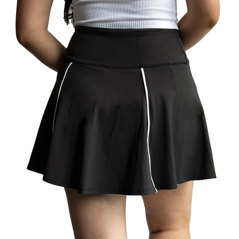 Women's Lusso Black Los Angeles Dodgers Colleen Skort