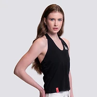Débardeur col V Noelle noir pour femme des Dodgers de Los Angeles Lusso